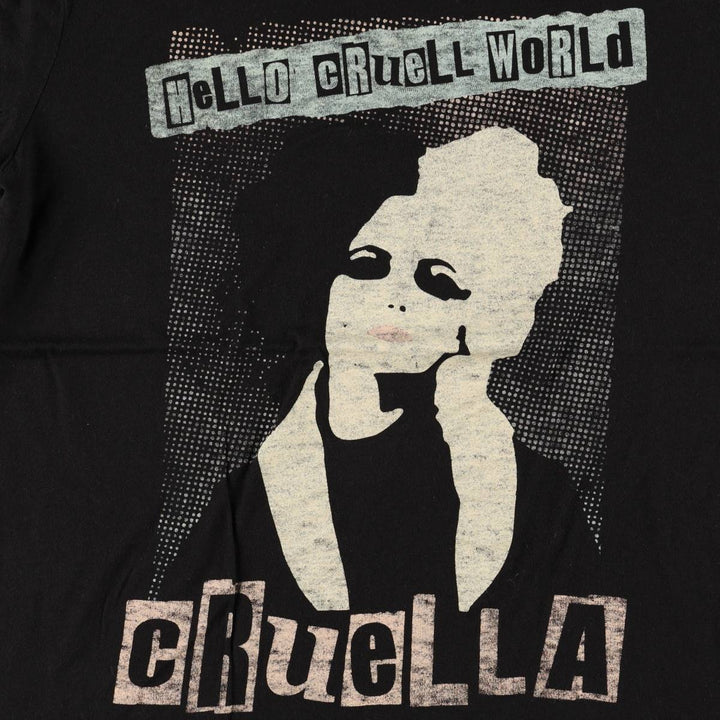 CLUELLA Movie T-Shirt (Men's Size L) cotton black type Vintage Second Hand