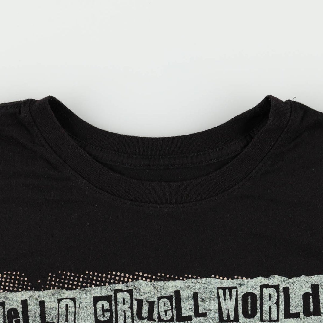 CLUELLA Movie T-Shirt (Men's Size L) cotton black type Vintage Second Hand