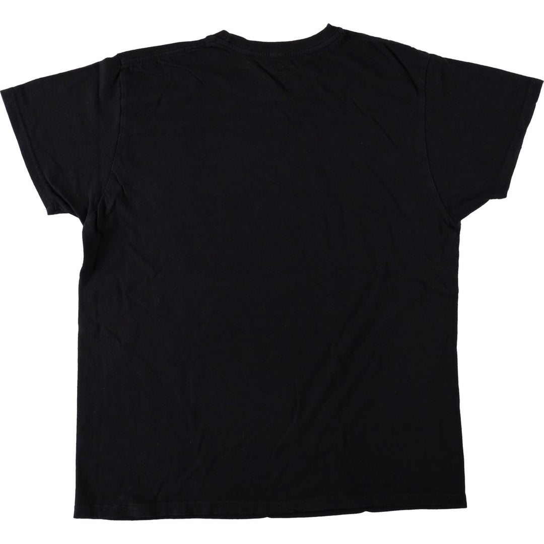 RED HOT CHILI PEPPERS Red Hot Chili Peppers Band T-shirt Band T Men's L size cotton black type Vintage Second Hand