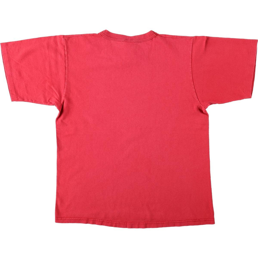 Champion Authentic Athletic Apparel Short-Sleeve Logo T-Shirt, Made in USA, Men's Size M (approx.) cotton red type Vintage Second Hand