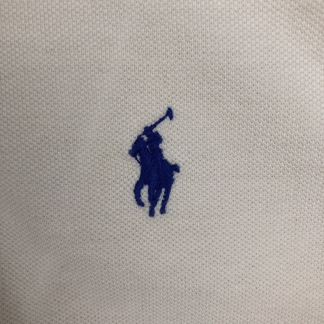 Ralph Lauren long-sleeved polo shirt, women's size L cotton pink type Vintage Second Hand