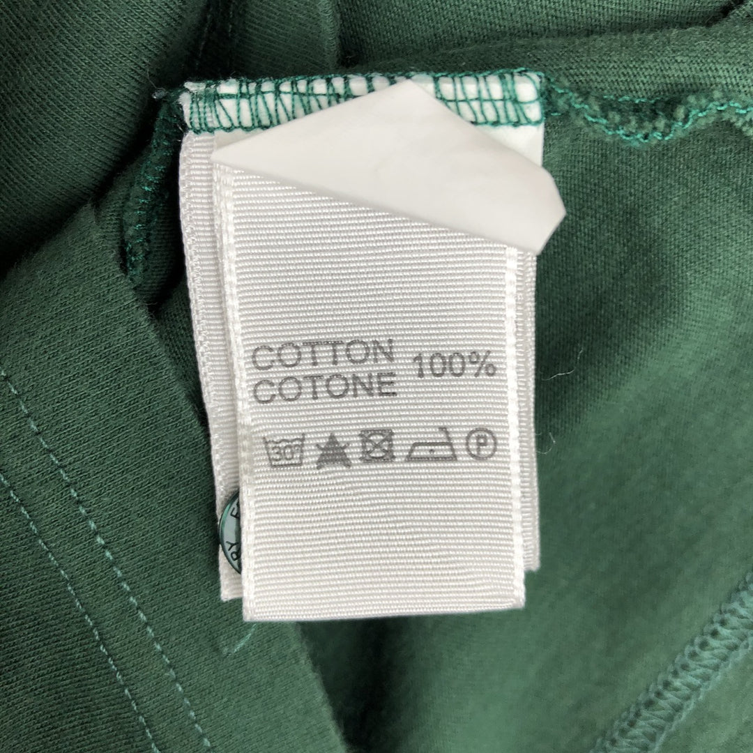 Fred Perry long-sleeved polo shirt, made in Italy, women's size S equivalent. cotton green type Vintage Second Hand