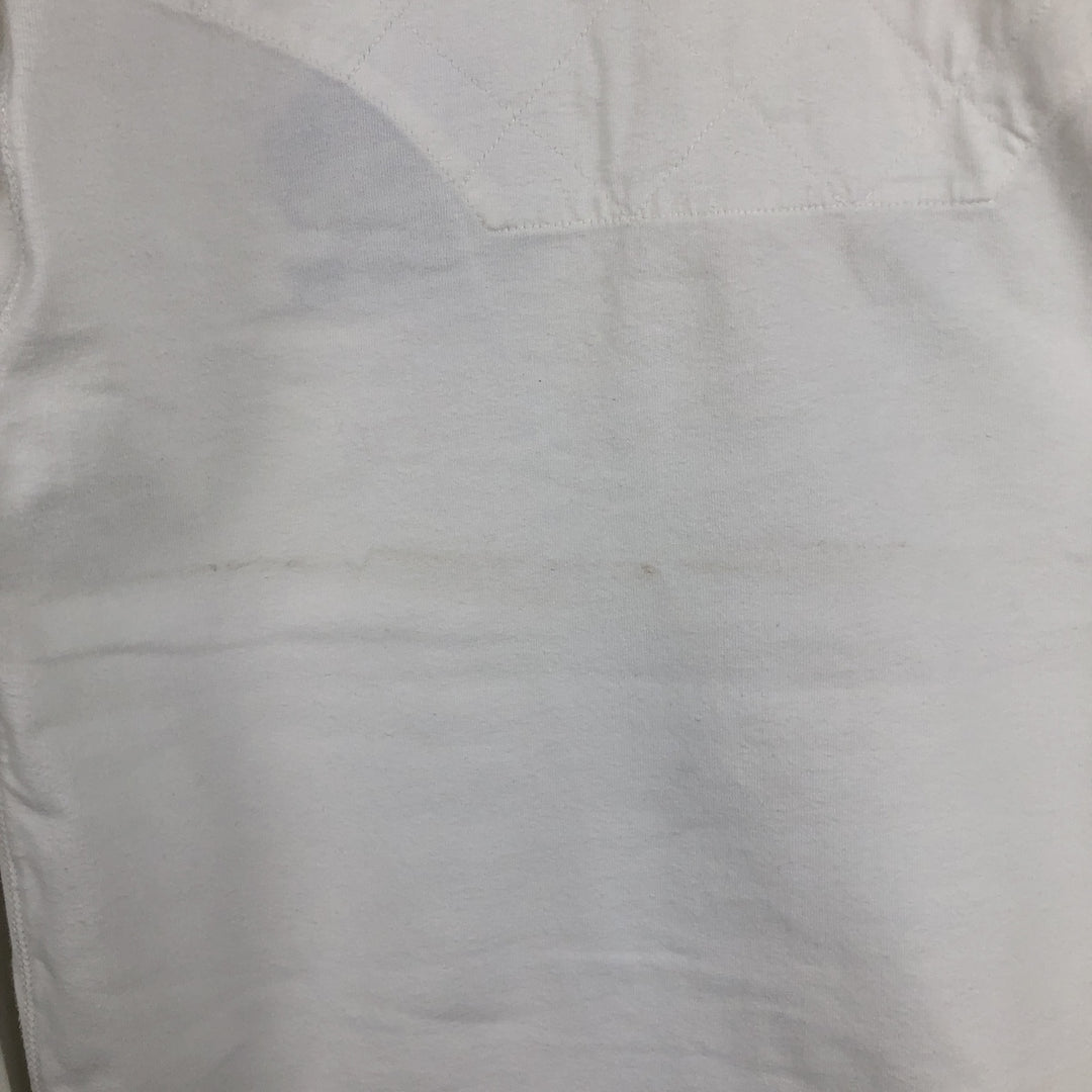 Ralph Lauren POLO by Ralph Lauren Long-Sleeve Rugby Shirt, Women's Size M (approx.) cotton white type Vintage Second Hand