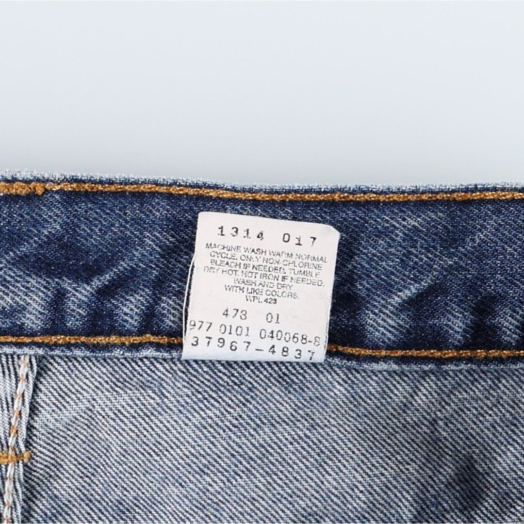 2000'S Levi's Cut-off Denim Shorts, Women's Size L (W30 equivalent) cotton blue type Vintage Second Hand