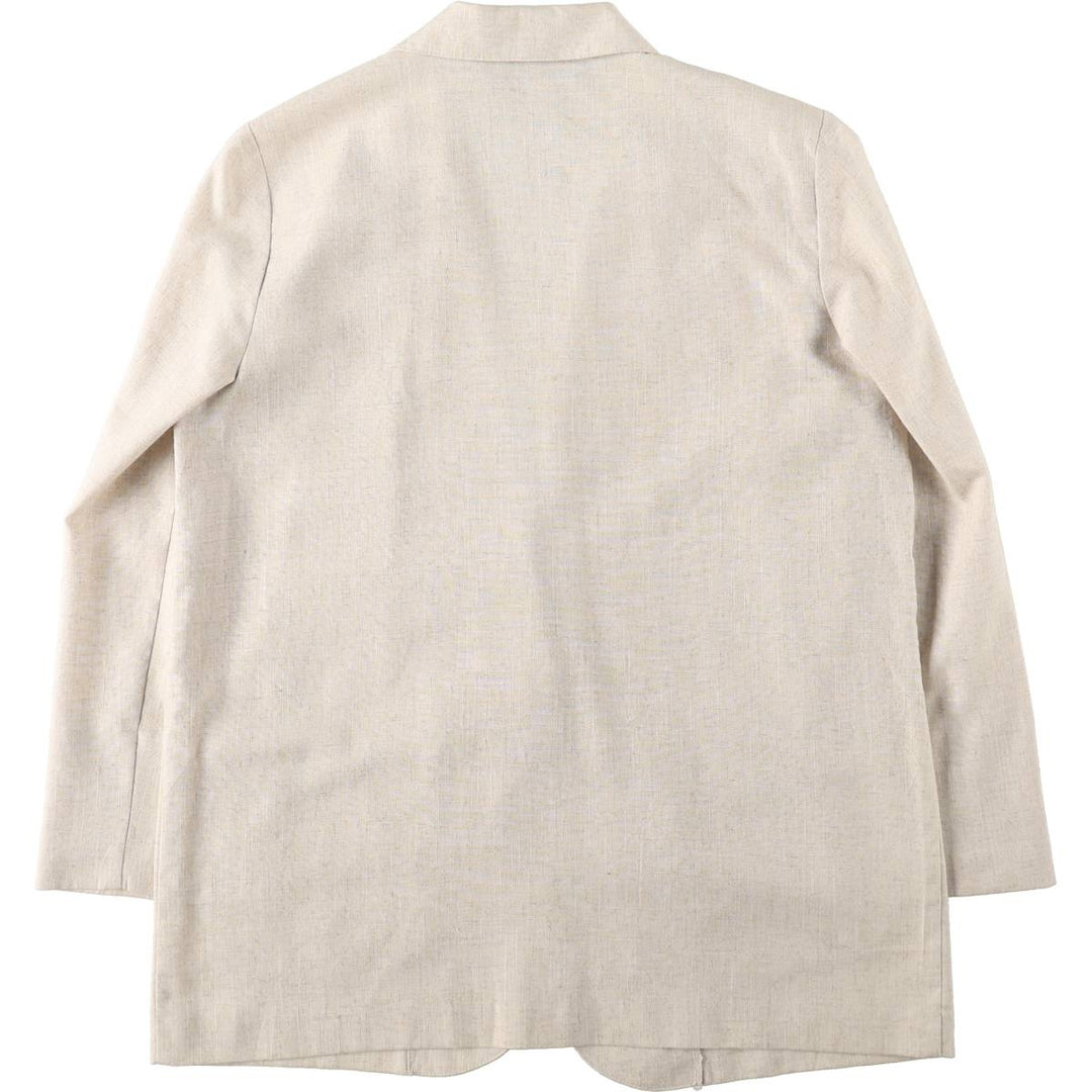 SAG HARBOR Easy Jacket Tailored Jacket Women's Size M (approx.) polyester Beige type Vintage Second Hand