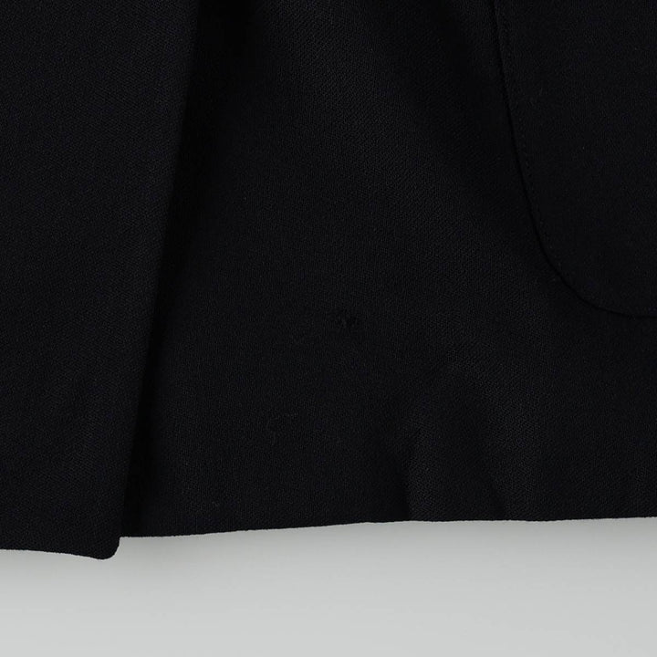 Ralph Lauren LAUREN Peak Lapel Double-Breasted Wool Tailored Jacket, Made in USA, Women's Size L (approx.) wool black type Vintage Second Hand