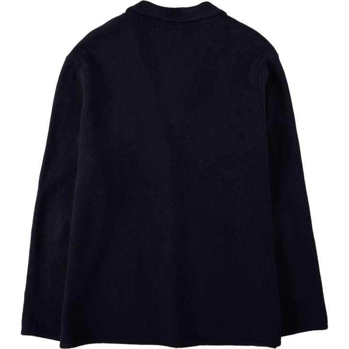 Ralph Lauren LAUREN Navy Blazer Tailored Jacket, Women's Size L (approx.) cotton navy blue type Vintage Second Hand