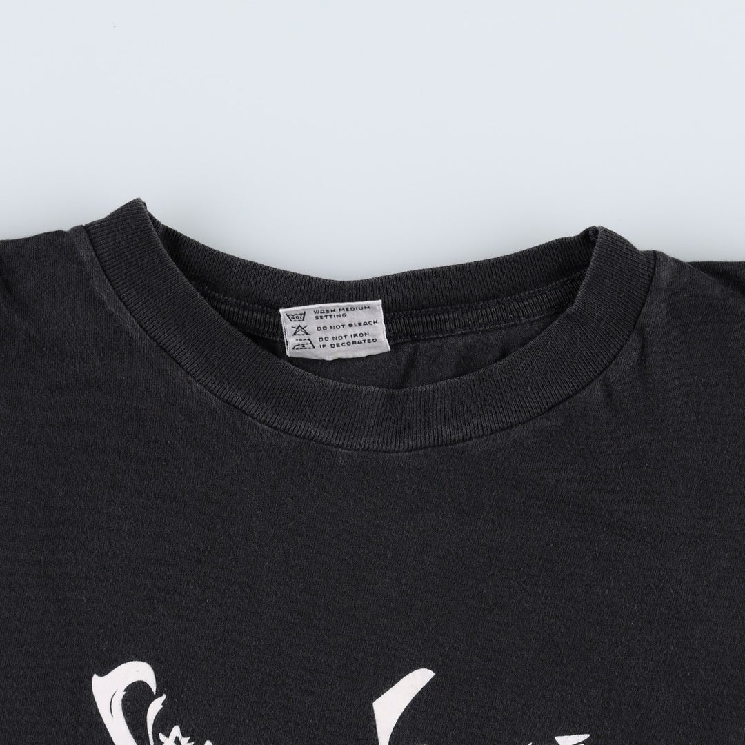 FOXTEES SLEEZE BEEZ Band T-shirt, Men's XL equivalent. cotton black type Vintage Second Hand