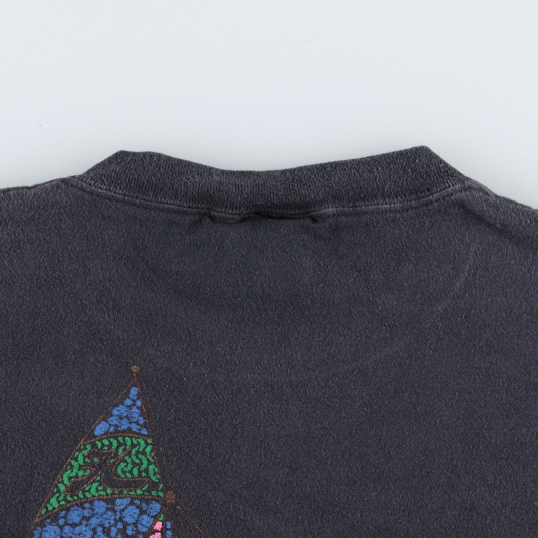 90'S HOBIE Short-Sleeve Printed T-Shirt, Made in USA, Men's XL Equivalent, Vintage cotton black type Vintage Second Hand