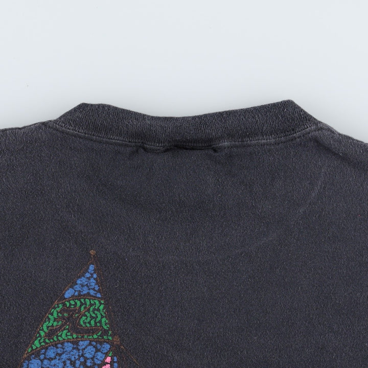 90'S HOBIE Short-Sleeve Printed T-Shirt, Made in USA, Men's XL Equivalent, Vintage cotton black type Vintage Second Hand