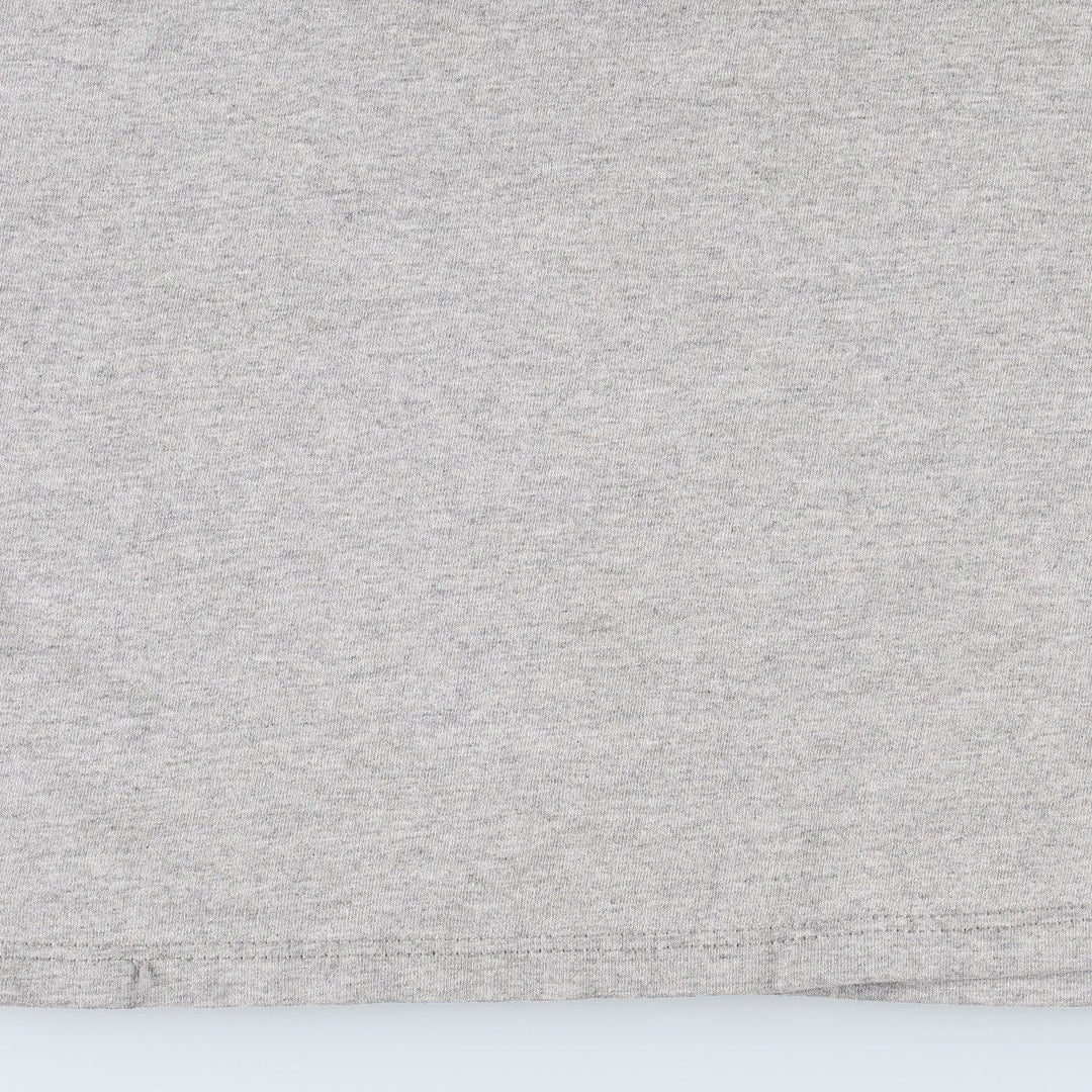 90'S MJ Soffe Ringer T-Shirt, Made in USA, Men's XL equivalent, Vintage cotton gray type Vintage Second Hand