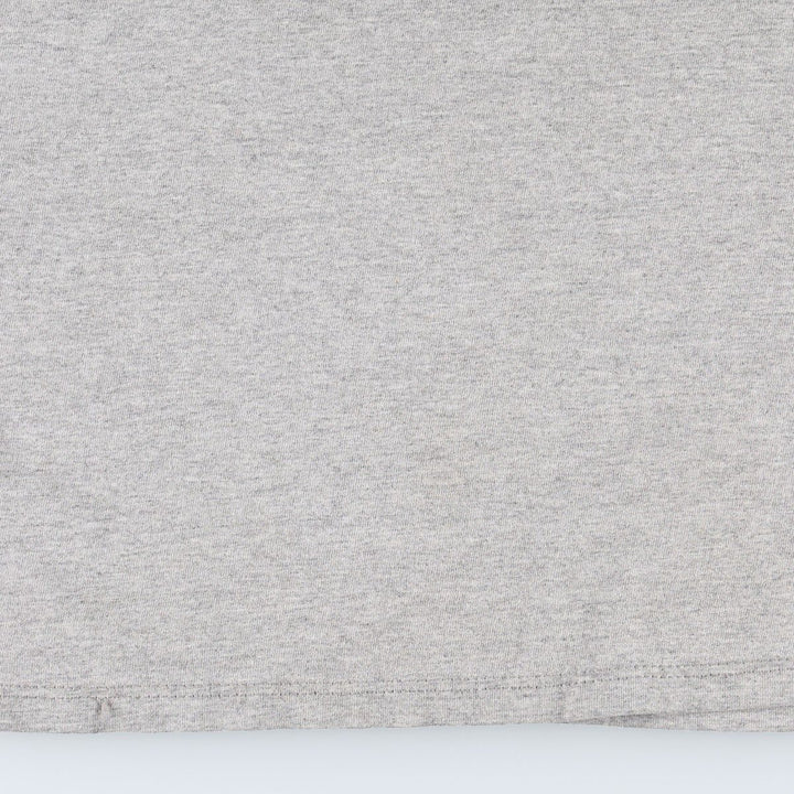 90'S MJ Soffe Ringer T-Shirt, Made in USA, Men's XL equivalent, Vintage cotton gray type Vintage Second Hand