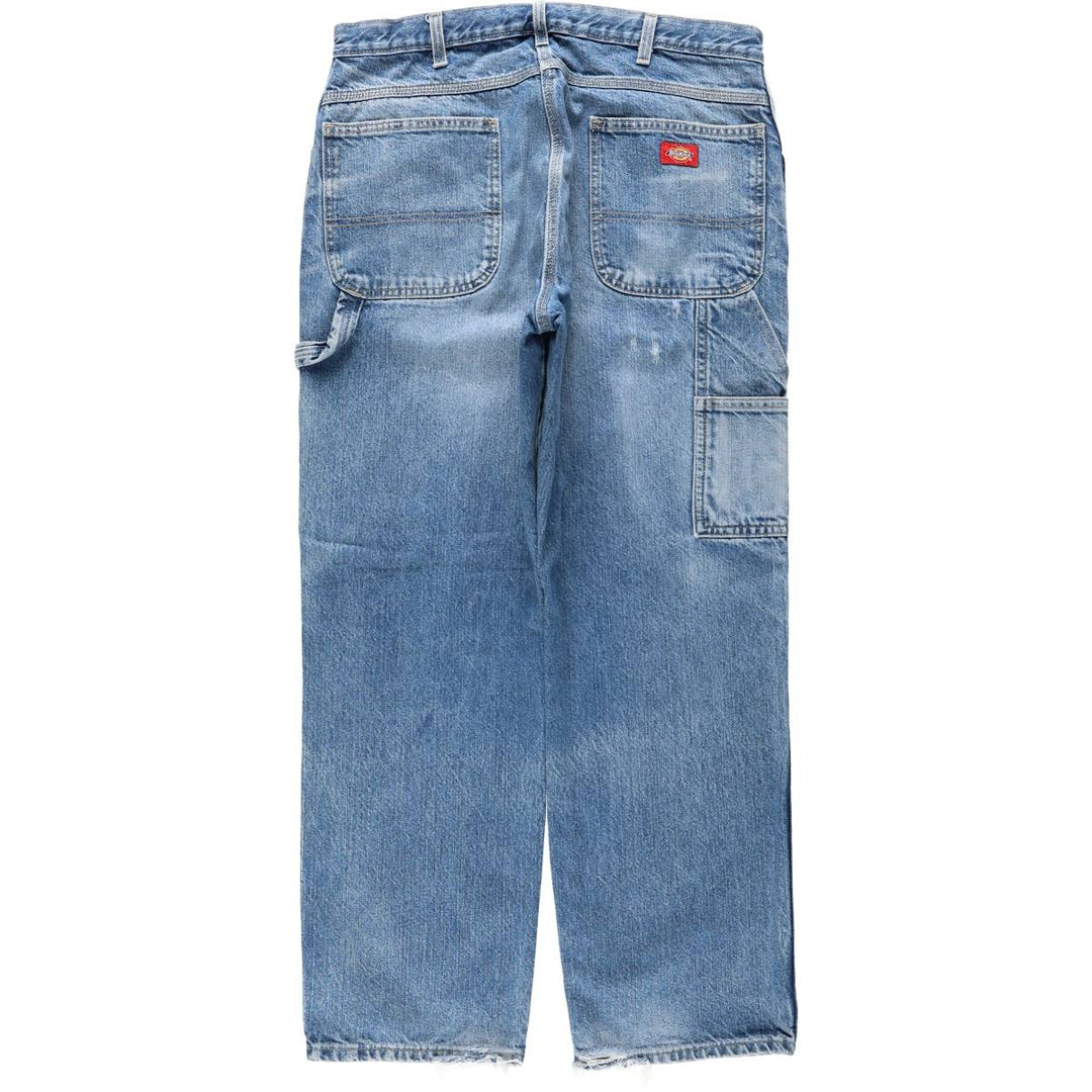 Dickies denim painter pants for men, equivalent to w36 cotton blue type Vintage Second Hand