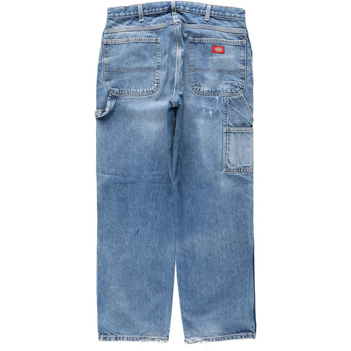 Dickies denim painter pants for men, equivalent to w36 cotton blue type Vintage Second Hand