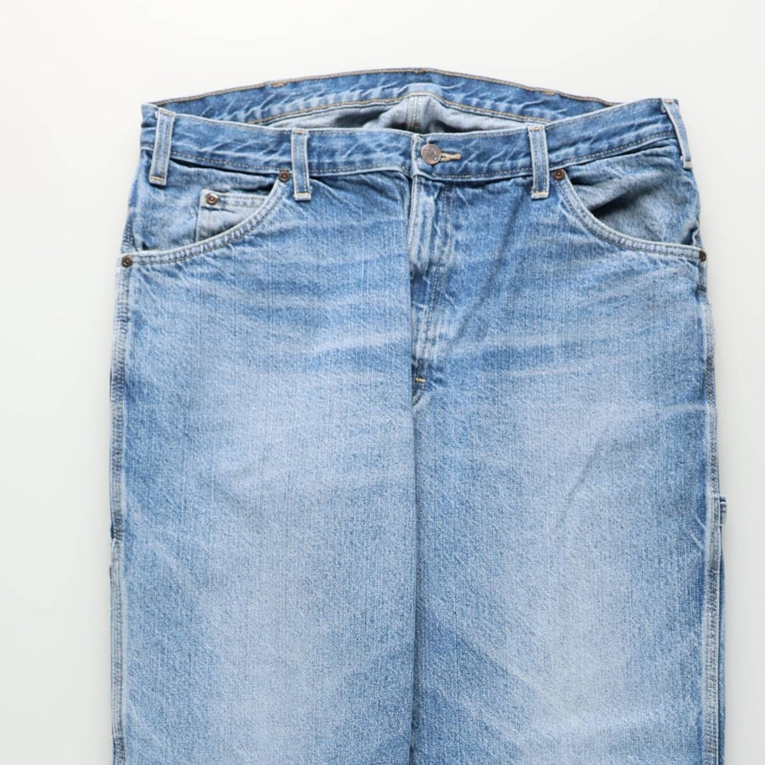 Dickies denim painter pants for men, equivalent to w36 cotton blue type Vintage Second Hand
