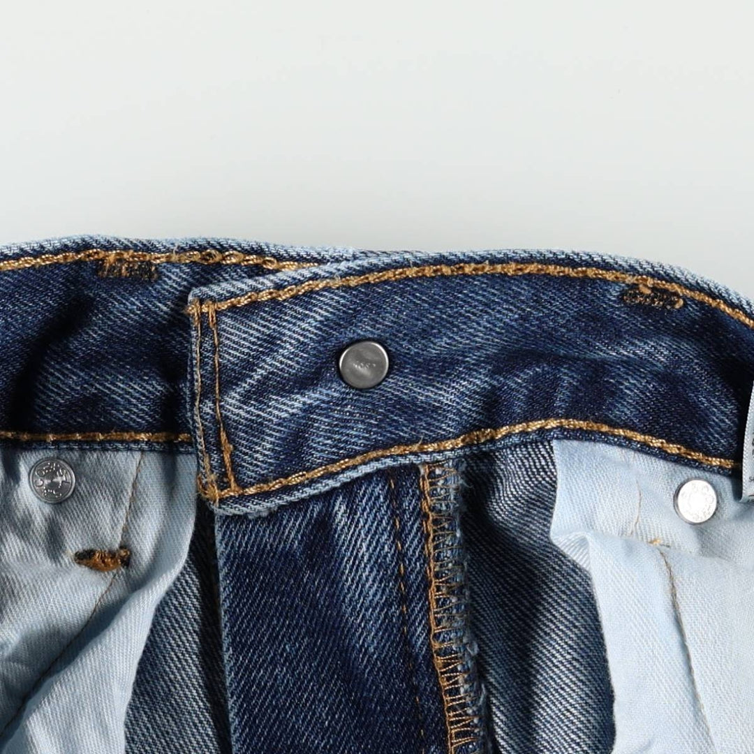 Levi's 505-4891 Tapered Denim Pants, Men's Size W33 (approx.) cotton blue type Vintage Second Hand