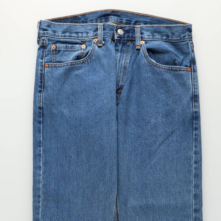 Levi's 505-4891 Tapered Denim Pants, Men's Size W33 (approx.) cotton blue type Vintage Second Hand