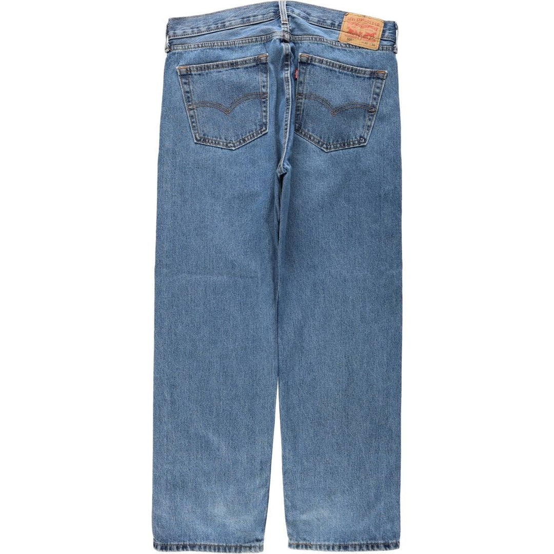 Levi's 505-4891 Tapered Denim Pants, Men's Size W37 (approx.) cotton blue type Vintage Second Hand