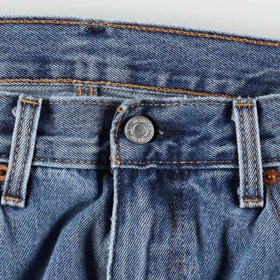 Levi's 505-4891 Tapered Denim Pants, Men's Size W37 (approx.) cotton blue type Vintage Second Hand
