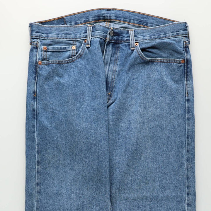 Levi's 505-4891 Tapered Denim Pants, Men's Size W37 (approx.) cotton blue type Vintage Second Hand