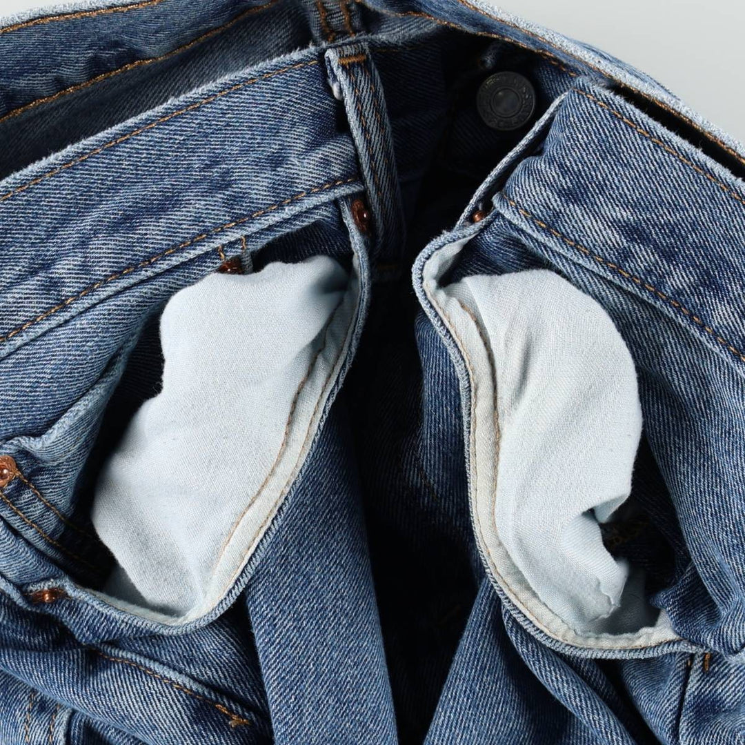 Levi's 505-4891 Tapered Denim Pants, Men's Size W37 (approx.) cotton blue type Vintage Second Hand