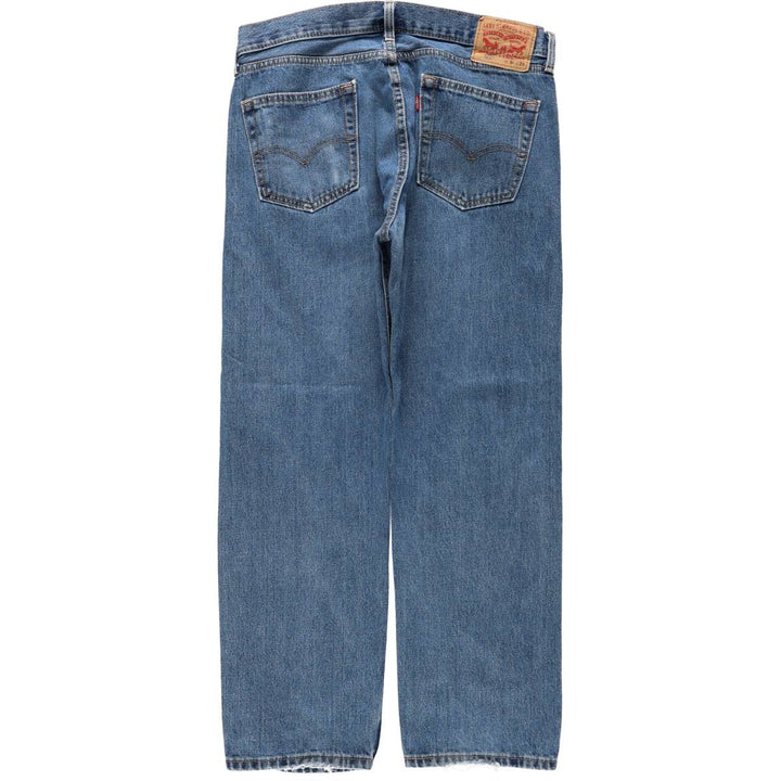 Levi's 505-4886 Tapered Denim Pants, Men's Size W34 (approx.) cotton blue type Vintage Second Hand