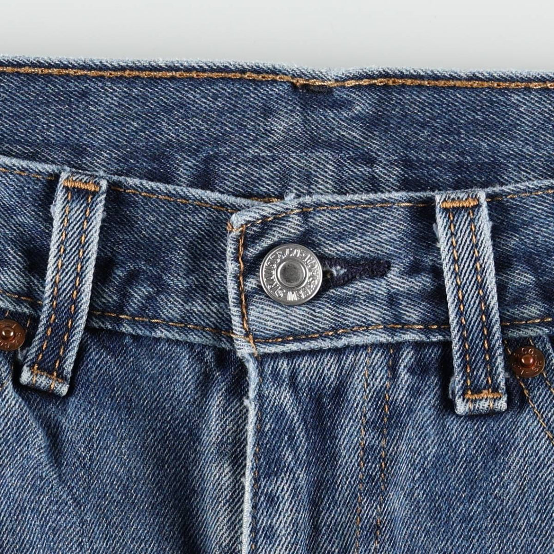 Levi's 505-4886 Tapered Denim Pants, Men's Size W34 (approx.) cotton blue type Vintage Second Hand