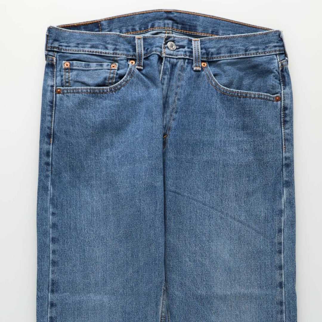 Levi's 505-4886 Tapered Denim Pants, Men's Size W34 (approx.) cotton blue type Vintage Second Hand
