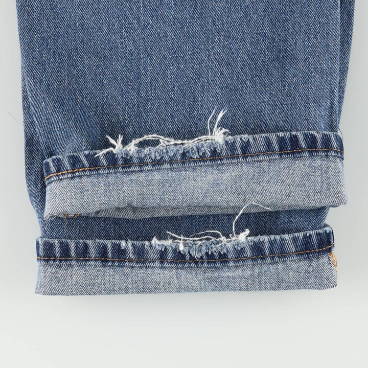 Levi's 505-4886 Tapered Denim Pants, Men's Size W34 (approx.) cotton blue type Vintage Second Hand