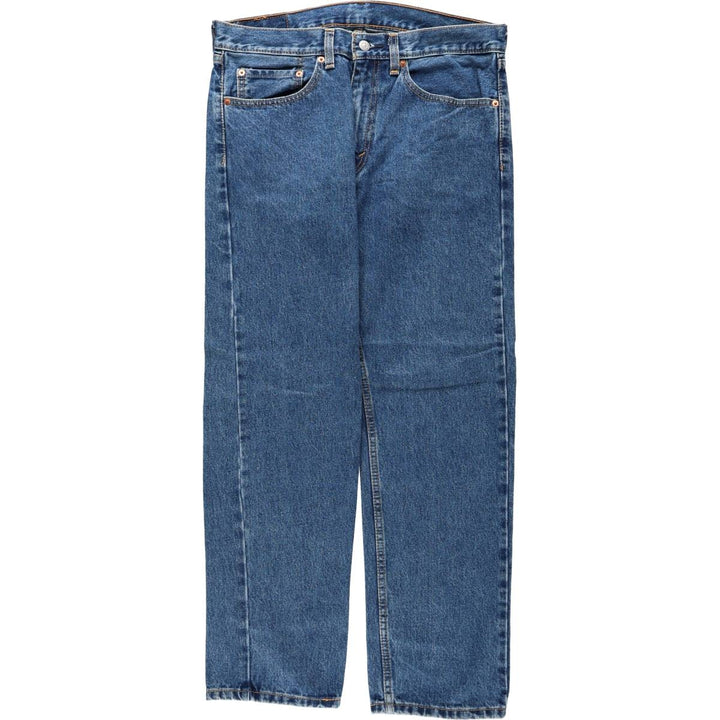 Levi's 505 tapered denim pants for men, equivalent to w35 unclear blue type Vintage Second Hand
