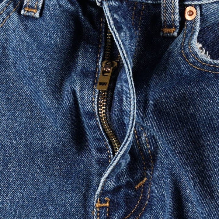 Levi's 505 tapered denim pants for men, equivalent to w35 unclear blue type Vintage Second Hand