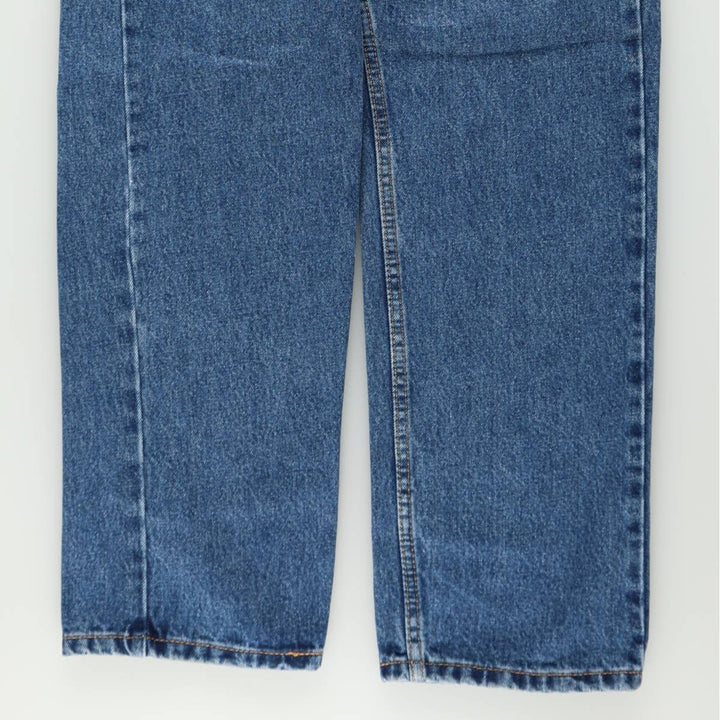 Levi's 505 tapered denim pants for men, equivalent to w35 unclear blue type Vintage Second Hand