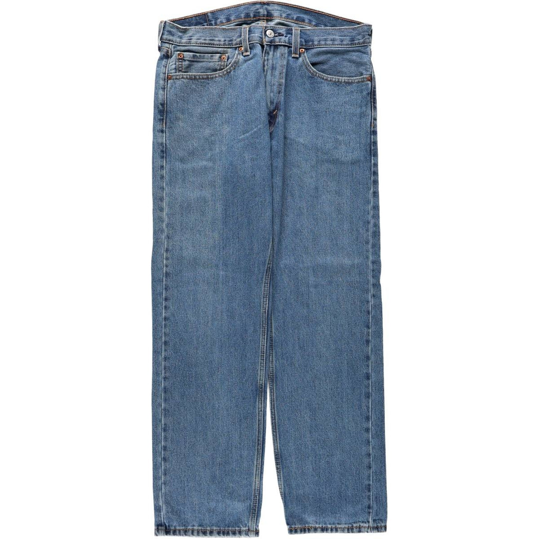 Levi's 505 tapered denim pants for men, equivalent to w35 cotton blue type Vintage Second Hand