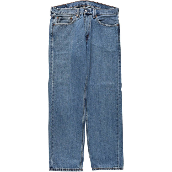 Levi's 505 tapered denim pants for men, equivalent to w35 cotton blue type Vintage Second Hand