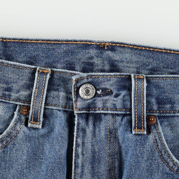 Levi's 505 tapered denim pants for men, equivalent to w35 cotton blue type Vintage Second Hand