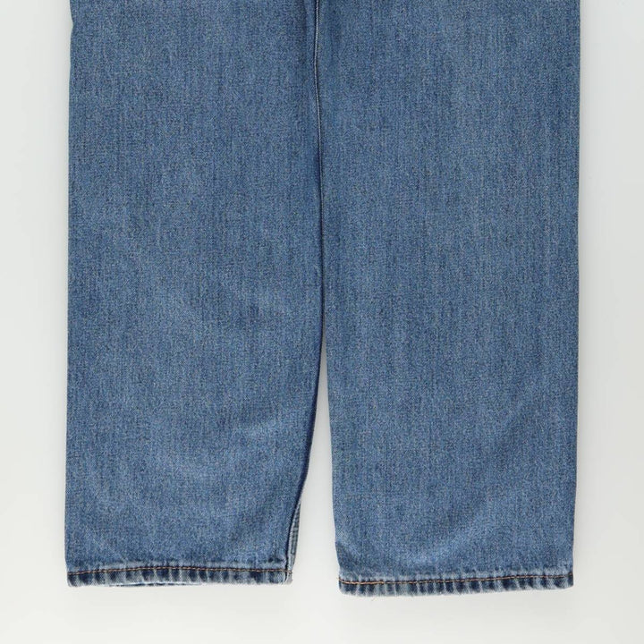 Levi's 505 tapered denim pants for men, equivalent to w35 cotton blue type Vintage Second Hand