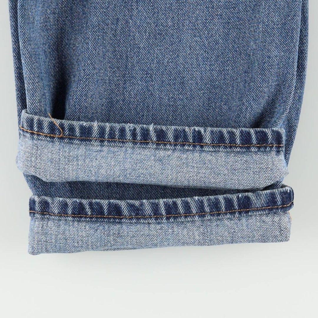 Levi's 505 tapered denim pants for men, equivalent to w35 cotton blue type Vintage Second Hand