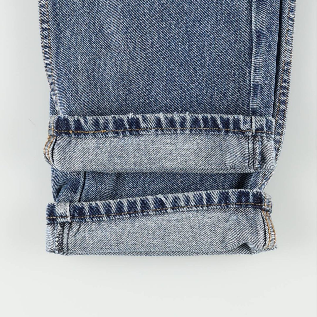 Levi's 505 tapered denim pants for men, equivalent to w35 cotton blue type Vintage Second Hand