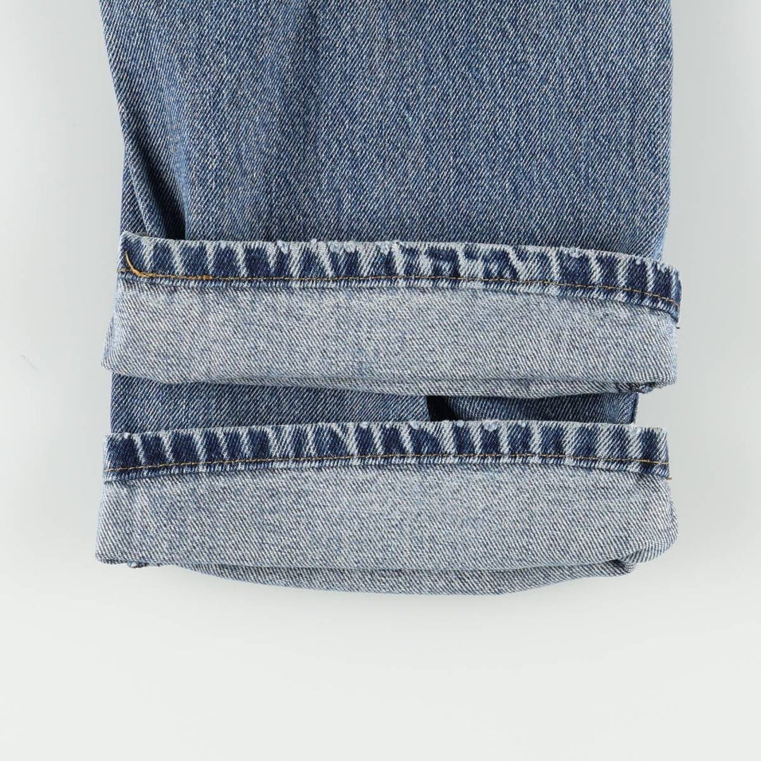 Levi's 505 tapered denim pants for men, equivalent to w35 cotton blue type Vintage Second Hand