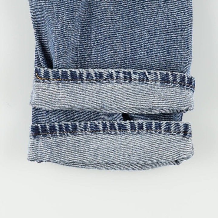 Levi's 505 tapered denim pants for men, equivalent to w35 cotton blue type Vintage Second Hand