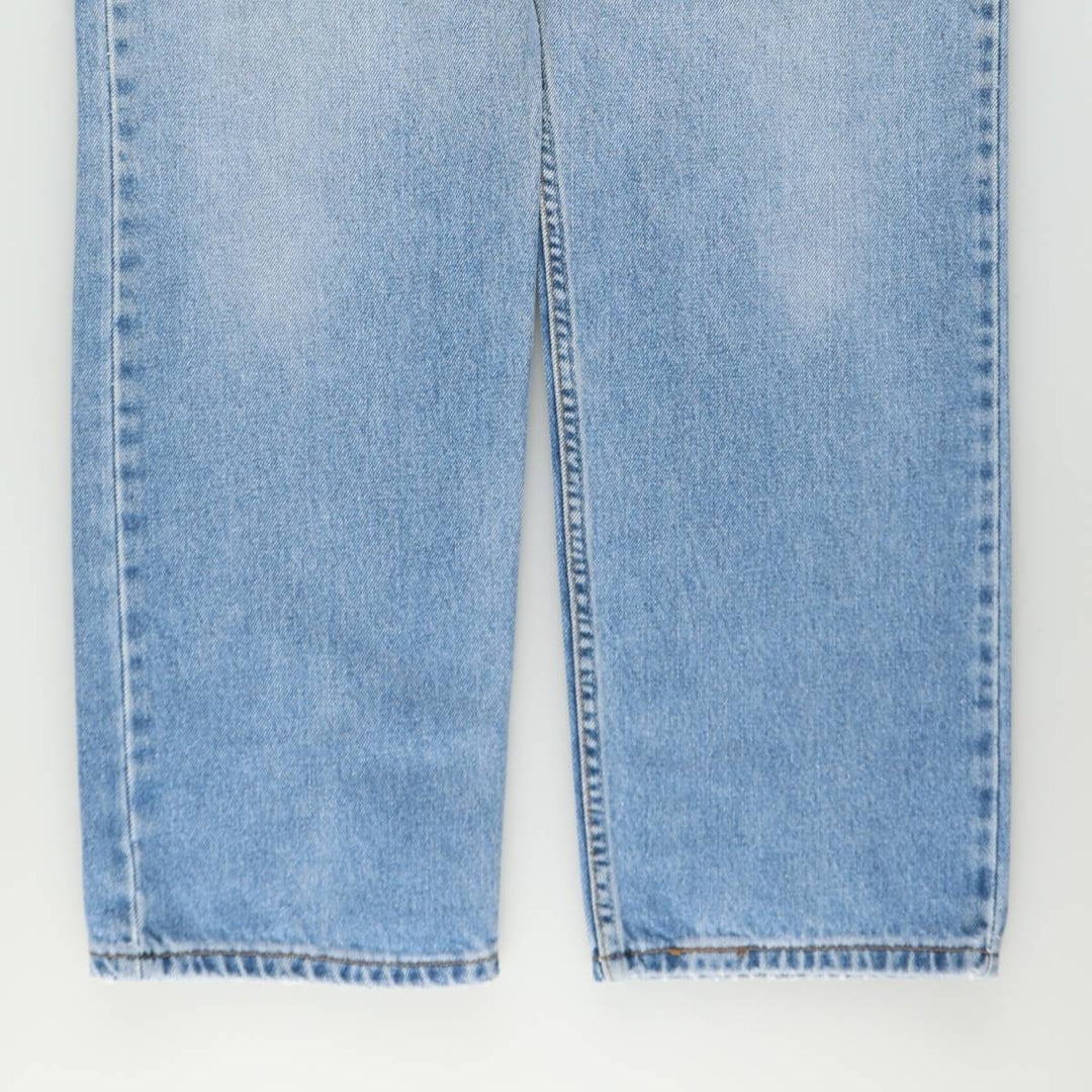 Levi's 505 REGULAR FIT tapered denim pants for men, size w36 cotton blue type Vintage Second Hand