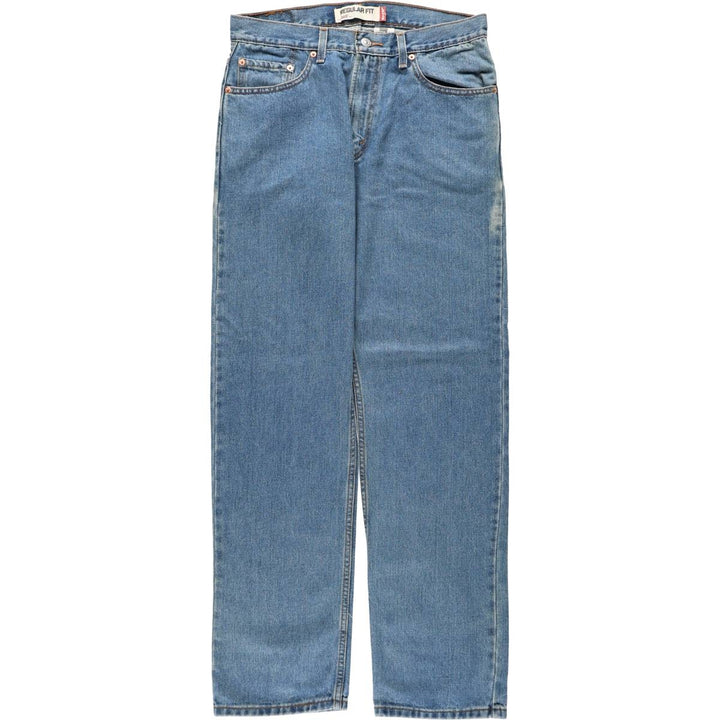 Levi's 505 REGULAR FIT tapered denim pants for men, size w34 cotton blue type Vintage Second Hand