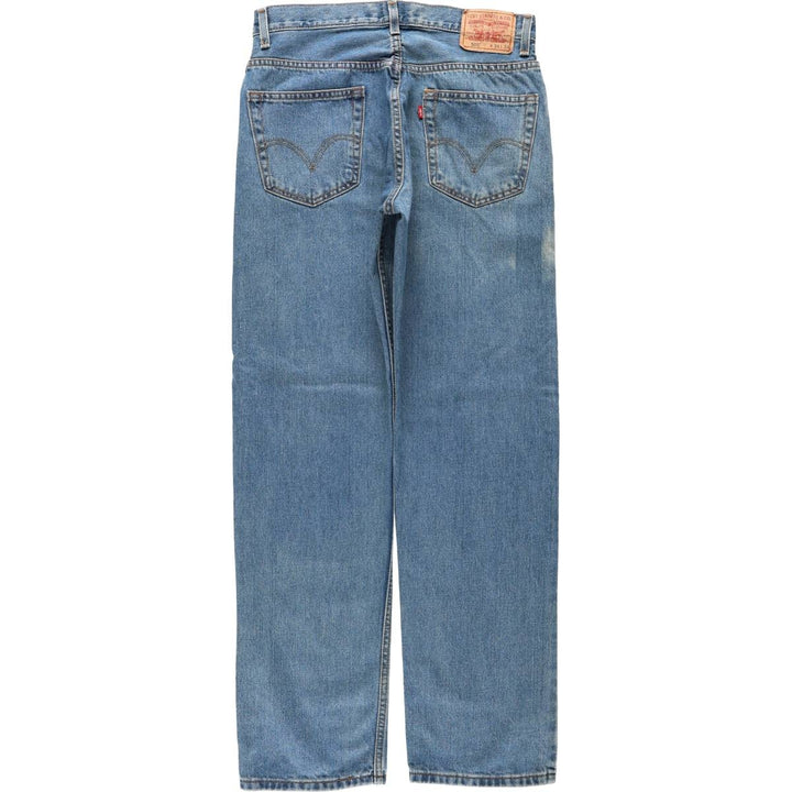 Levi's 505 REGULAR FIT tapered denim pants for men, size w34 cotton blue type Vintage Second Hand