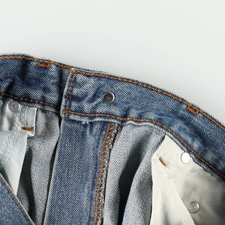 Levi's 505 REGULAR FIT tapered denim pants for men, size w34 cotton blue type Vintage Second Hand