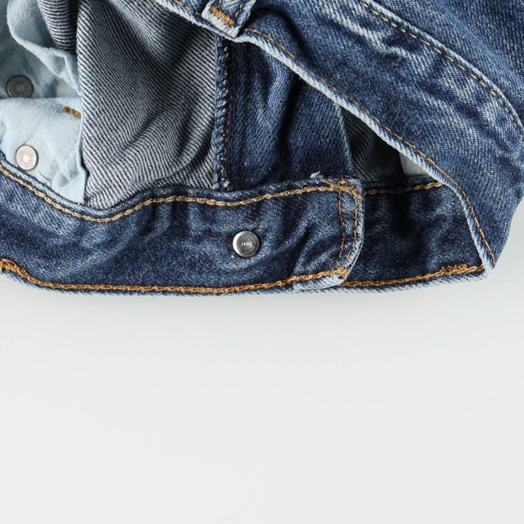 Levi's 505 Straight Fit Tapered Denim Pants, Men's W35 (approx.) cotton blue type Vintage Second Hand