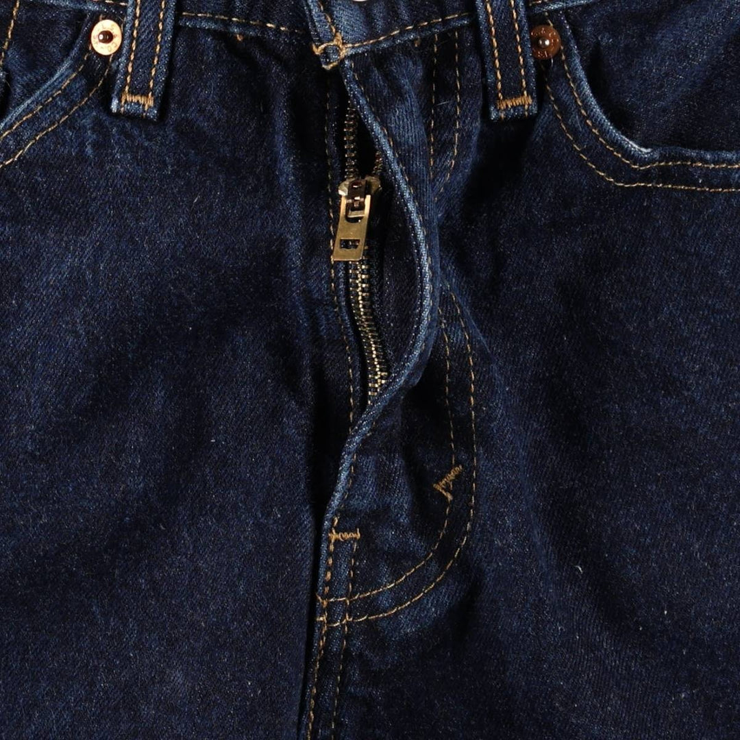Levi's 505 Tapered Denim Pants, Men's Size W32 (approx.), Dark Navy cotton navy blue type Vintage Second Hand