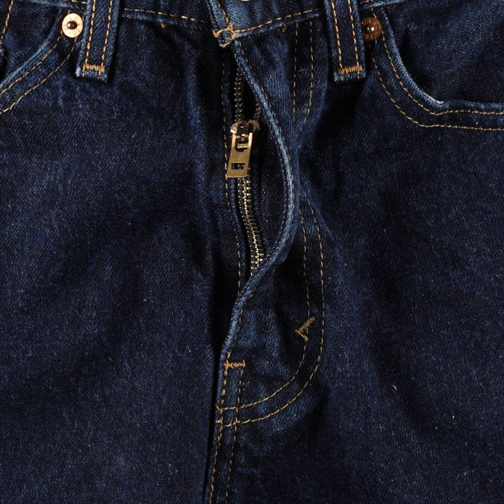 Levi's 505 Tapered Denim Pants, Men's Size W32 (approx.), Dark Navy cotton navy blue type Vintage Second Hand