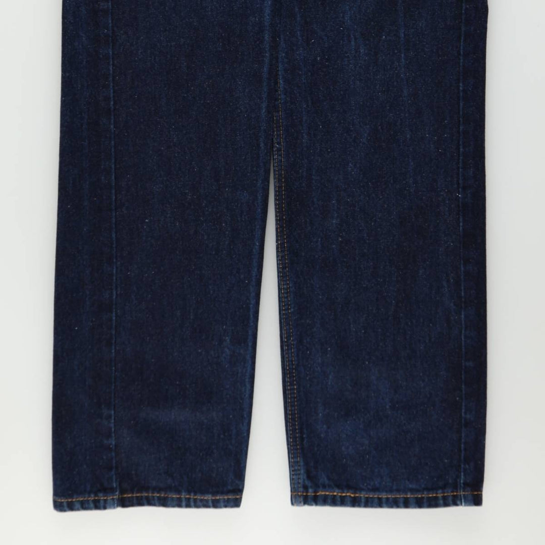 Levi's 505 Tapered Denim Pants, Men's Size W32 (approx.), Dark Navy cotton navy blue type Vintage Second Hand
