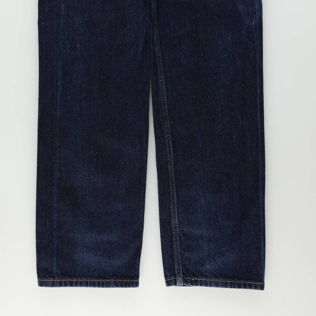 Levi's 505 Tapered Denim Pants, Men's Size W32 (approx.), Dark Navy cotton navy blue type Vintage Second Hand