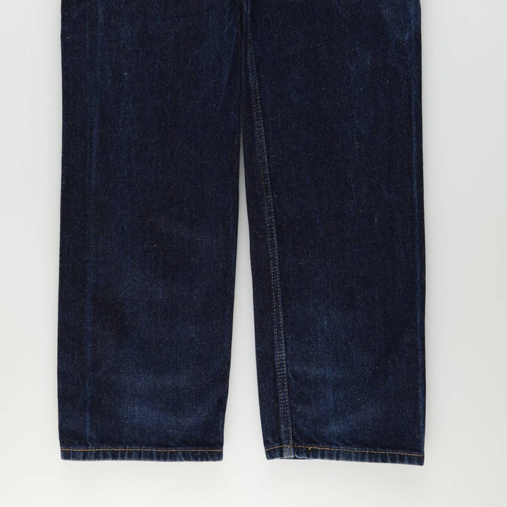 Levi's 505 Tapered Denim Pants, Men's Size W32 (approx.), Dark Navy cotton navy blue type Vintage Second Hand